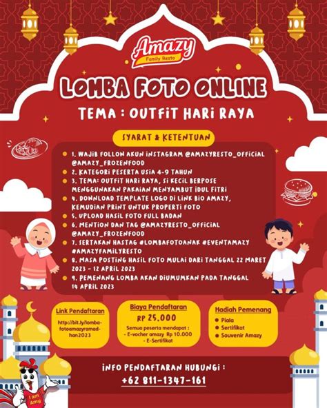 Yuk Ajak Si Kecil Mengikuti Lomba Foto Online Dengan Tema Outfit Hari