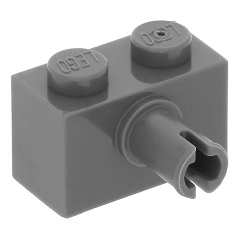 Lego Einzelteil Dark Bluish Gray Brick Modified X With Pin