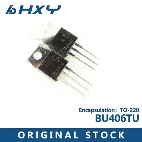 10pcs Bu406tu Bu406 To220 In Line Npn Low Frequency Power Transistor Triod