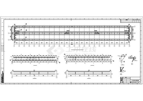 重庆某机加工、装配车间主厂房吊车梁系统设计图工业建筑土木在线