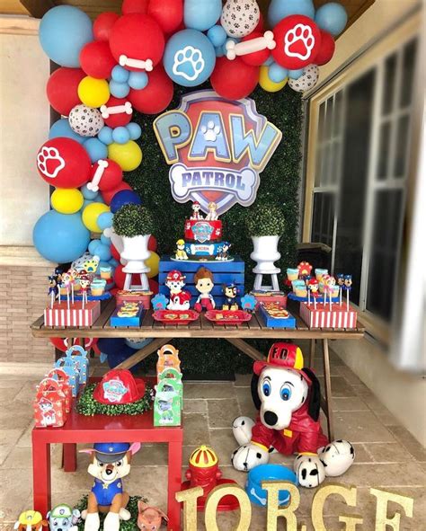 Fiesta De Paw Patrol Para Niño Decoración De Paw Patrol Para Niño