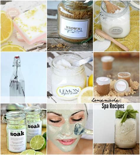 Homemade Spa Recipes Homemade Spa Diy Spa Day Spa Recipes