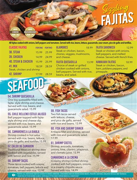 Menu – San Marcos Mexican Grill