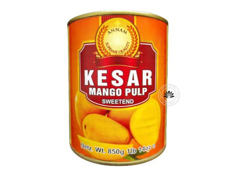 Annam 850 G Kesar Mango Pulp Lotus Markt