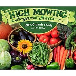 High Mowing Fruit Vegetable Seed Packets Hsu Growing Supply Soil