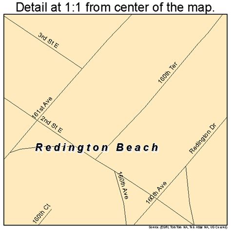 Redington Beach Florida Street Map 1259725