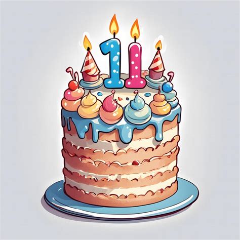 Premium Photo Birthday Cake Clipart