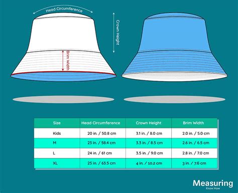 What Are the Bucket Hat sizes? - MeasuringKnowHow