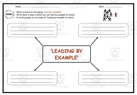 Character Development: Lead by Example by Teach Simple