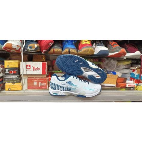 Jual Sepatu Badminton Victor Thunder Ab Brilliant White Blueprint