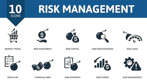 Premium Vector Risk Management Icon Set Contains Editable Icons Risk