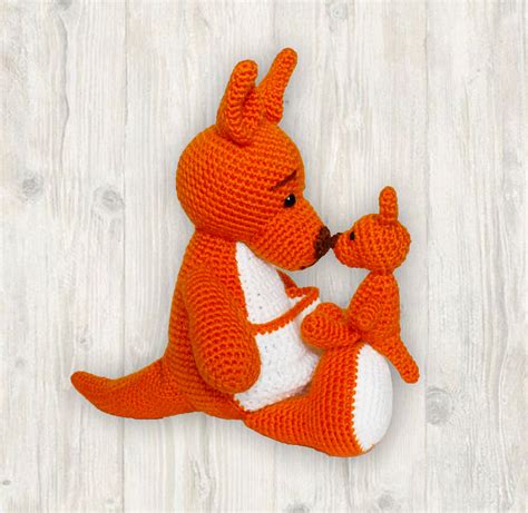 Mother Baby Kangaroo Crochet Pattern