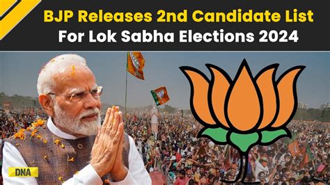 Lok Sabha Elections 2024 Bjp Releases 2nd List Of 72 Candidates Ml