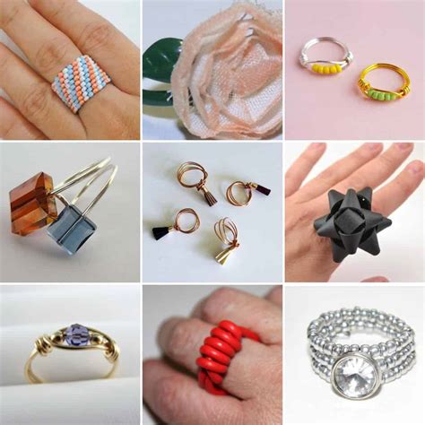 25 Beautiful Handmade Ring Tutorials The Crafty Blog Stalker