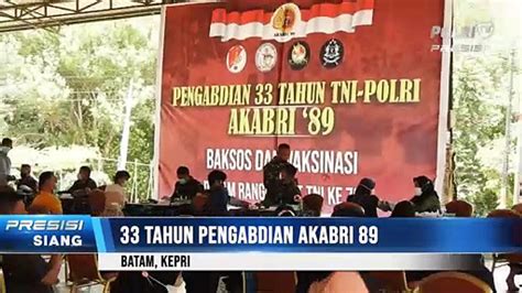 Pengabdian Tahun Akabri Gelar Baksos Vaksinasi Di Kota Batam