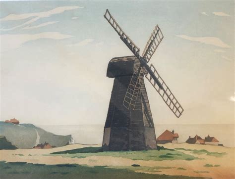 Rottingdean Mill Print By Eric Slater Pallant Bookshop