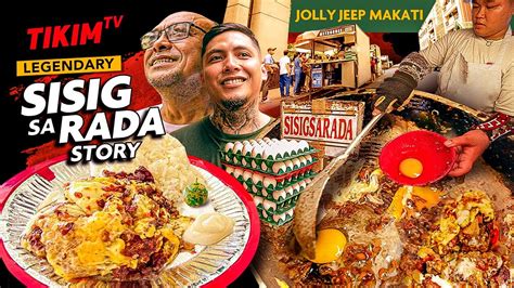 SISIG SA RADA STORY LEGENDARY JOLLY JEEP In MAKATI FILIPINO STREET