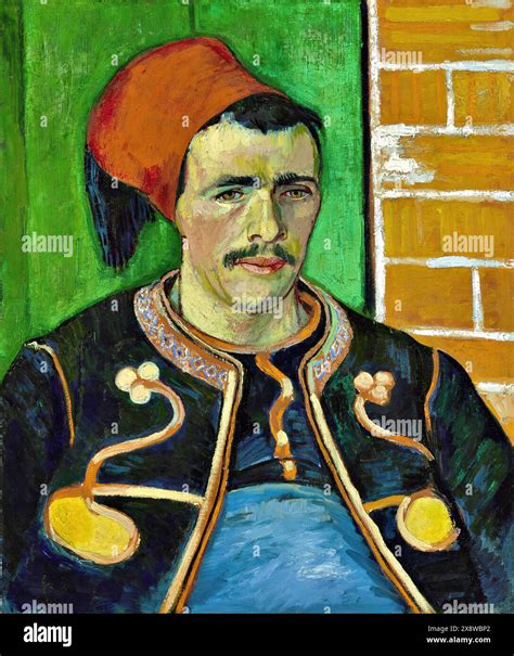 The Zouave, 1888 (Painting) Artist Gogh, Vincent van (1853-90) Dutch Stock Vector Image & Art ...