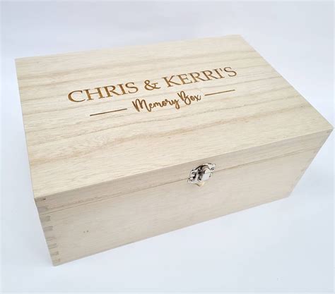 Couples Memory Keepsake Box Etsy Uk