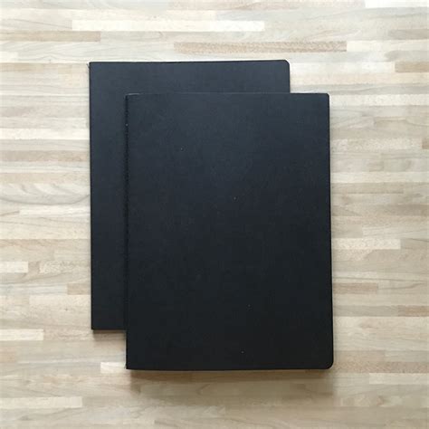 Black Paper Plain Notebook B5 Panmomo Belanja Online Barang Unik