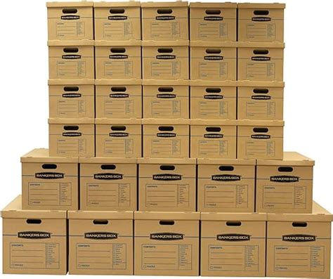 Bankers Box Smoothmove Classic Moving Kit Boxes Tape Free Assembly