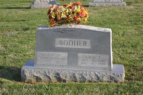 Ancil Lee Booher 1927 1989 Find A Grave Memorial
