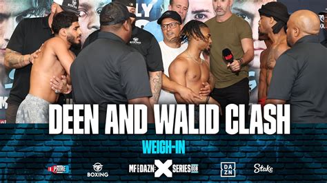 Walid Sharks And Deen The Great Separated During Weigh In Face Off