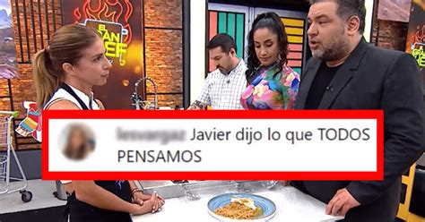 El Gran Chef Famosos Fans De Reality De Latina En Shock Por Fuerte Comentario Del Juez Javier