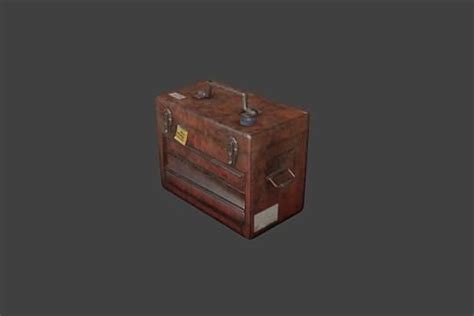 Rust Tool Chest Free 3d Model Cgtrader