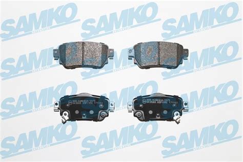 Samko 5sp1992 Set Blocks Brakes Disc Brakes Autocatalog XDALYS