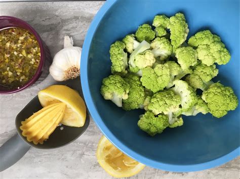 Oven Roasted Green Cauliflower With Capers The Disciplined Foodie