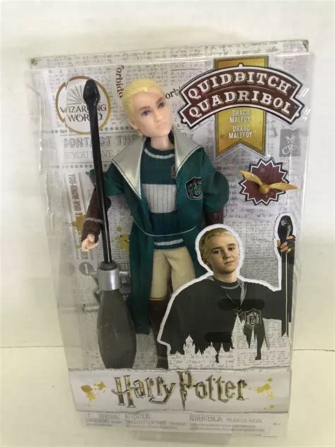 HARRY POTTER DRACO MALFOY Quidditch Doll FIGURE Mattel ROUGH EDGES ON