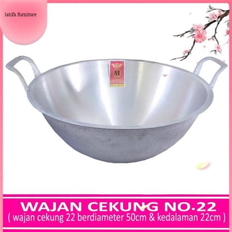 Wajan Super Jumbo Kuali Katel Ukuran 22 Diameter 50cm Jumbo Model Wajan