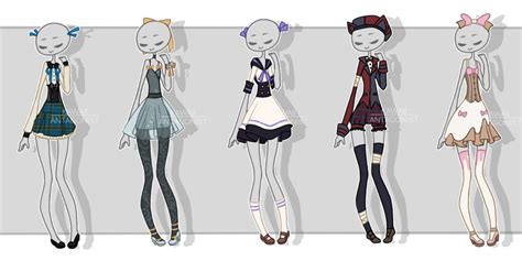 Gachapon Outfits By Kawaii Antagonist Deviantart On Deviantart