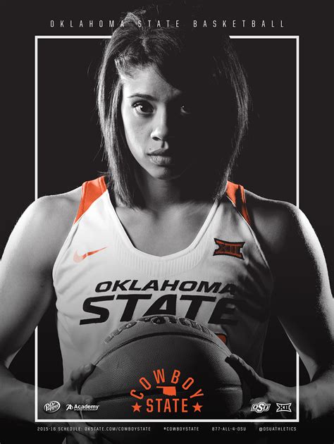 2015-16 Oklahoma State Women's Basketball Poster :: Behance