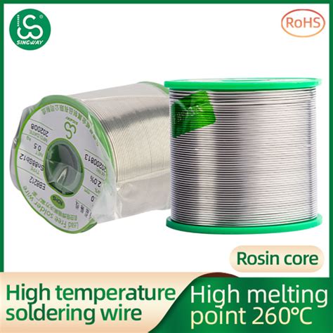 China Lead Free Rosin High Temperature Solder Wire Manufacturers Lead