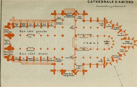 Amiens Cathedral Floor Plan