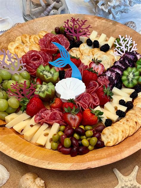 Under The Sea Charcuterie Board Mermaid Party Food Sea Party Food