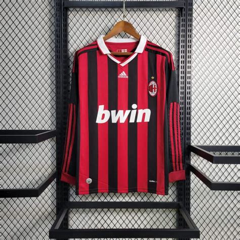 Ac Milan Home Long Sleeve Retro Jersey Zorrojersey