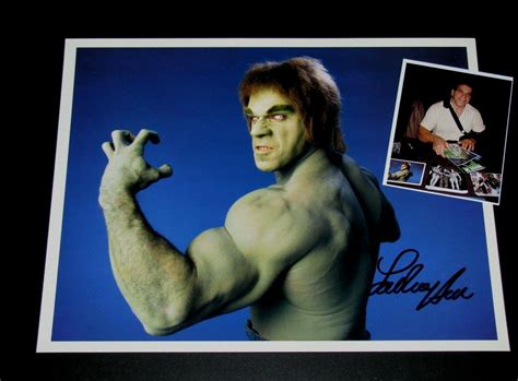 Lou Ferrigno Nice Signed Sharp Color 8x10 Proof Photo The Incredible Hulk 3927732231