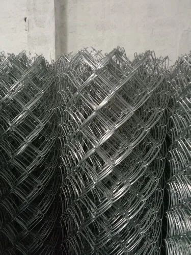 Galvanized Gi Chain Link Wire Mesh Mesh Size X Mm Height Ft