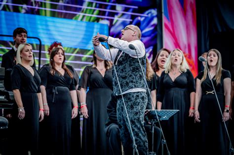 Participants at Llangollen International Musical Eisteddfod Choral Competitions