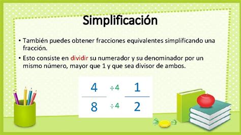 Fracciones Equivalentes Amplificacin Y Simplificacin De Fracciones 5B