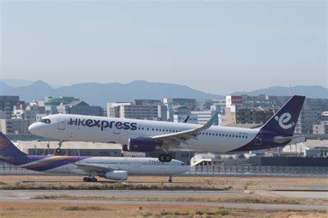 香港エクスプレス Airbus A321 B Lej 福岡空港 航空フォト By Kou 1さん 撮影2023年11月05日