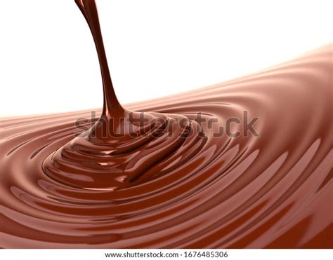 Pouring Hot Chocolate 3d Illustration Stock Illustration 1676485306 Shutterstock