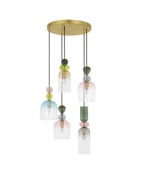 Hanglamp MURANO 52 X 120 Cm 5xE14 Perfectlights Be