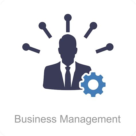 Premium Vector | Business management and administration icon concept