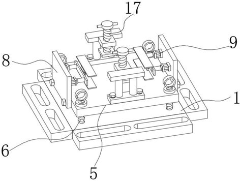 一种电子元器件加工用夹持结构的制作方法