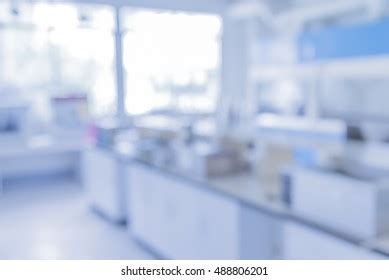 Blur Image Modern Laboratory Pharmacy Background Stock Photo 488806201 ...