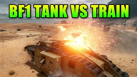 Battlefield 1 Tank Vs Train BF1 Beta Gameplay YouTube